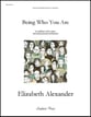 Being Who You Are SA choral sheet music cover